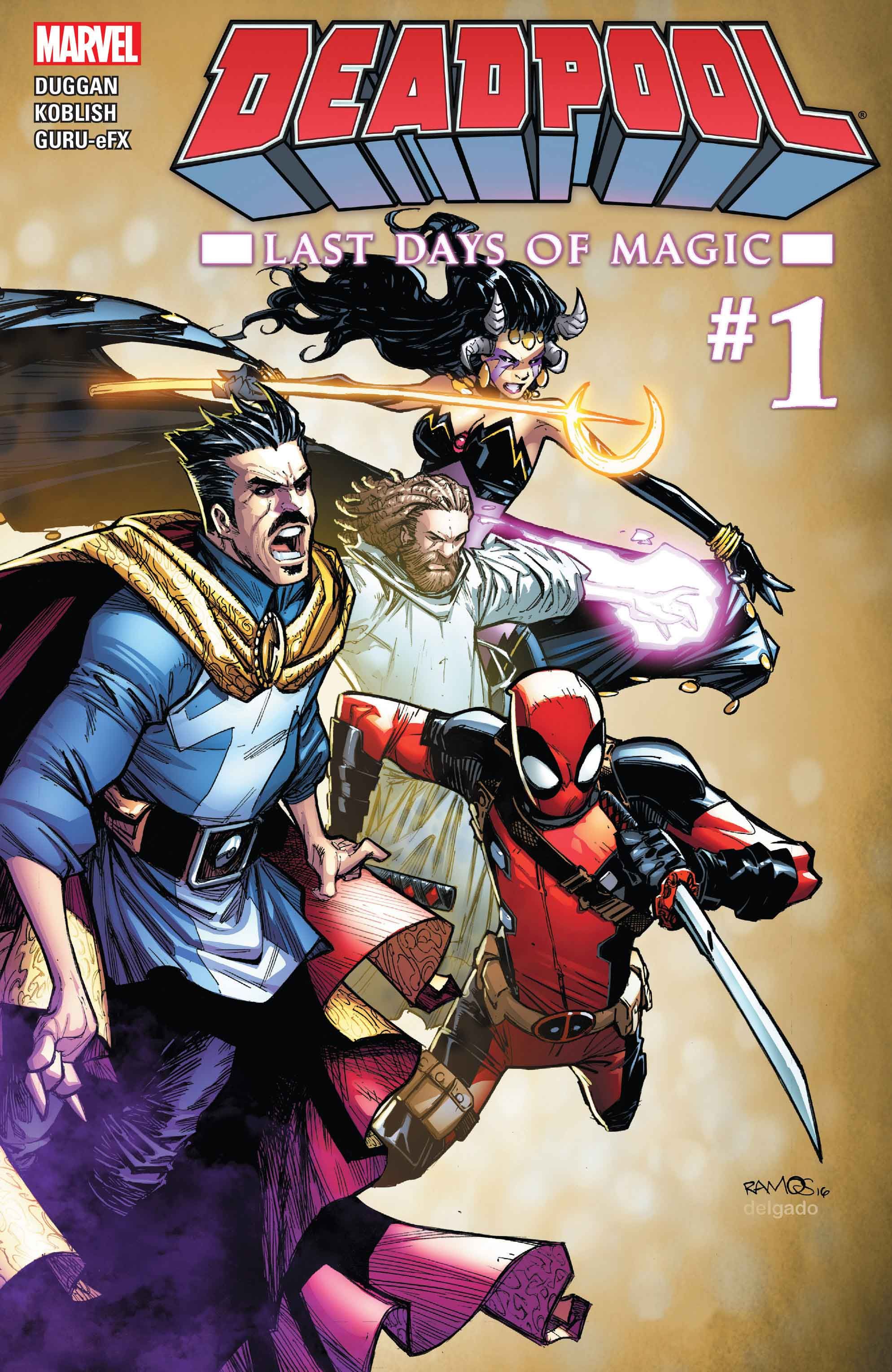 Bìa truyện Deadpool: Last day of Magic