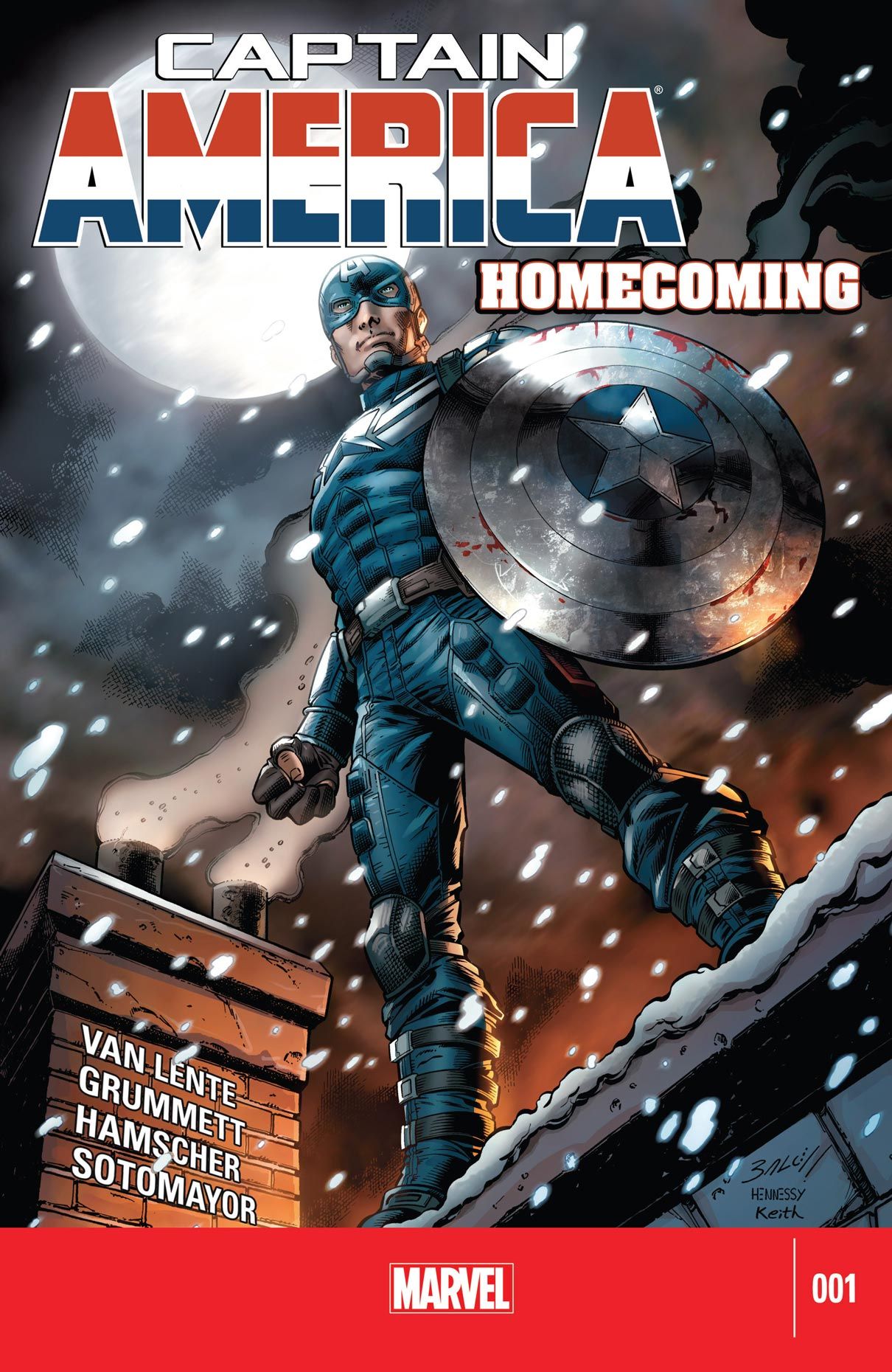 Bìa truyện Captain America: Homecoming