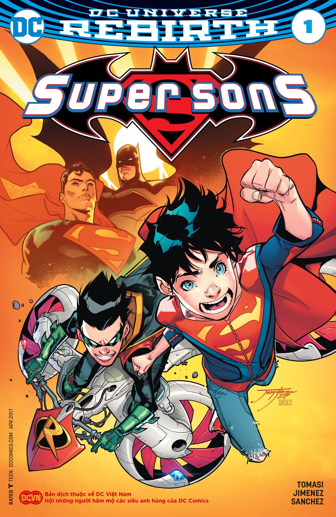 Bìa truyện Super Sons (2017)