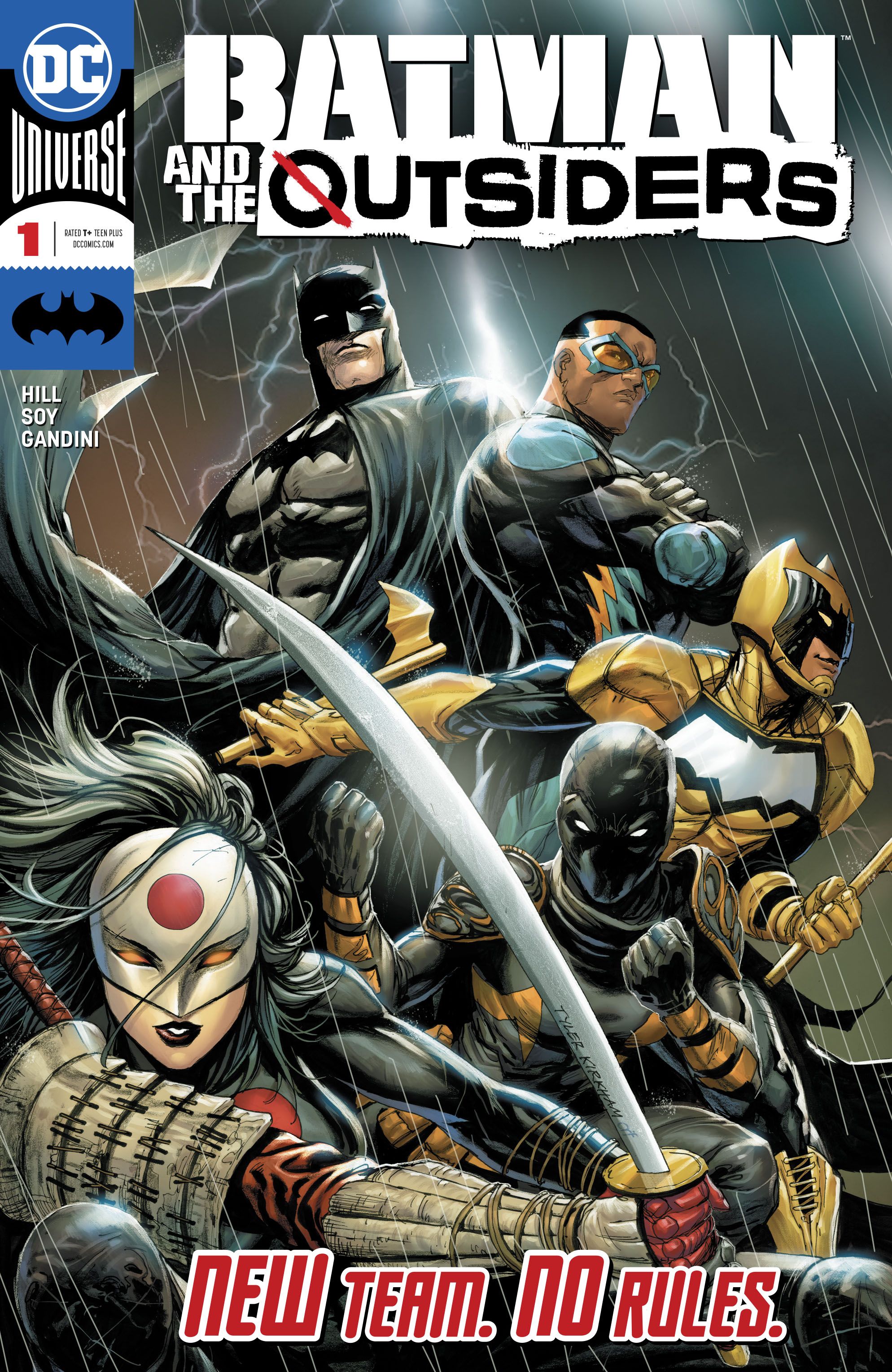 Bìa truyện Batman and The Outsiders (2019)