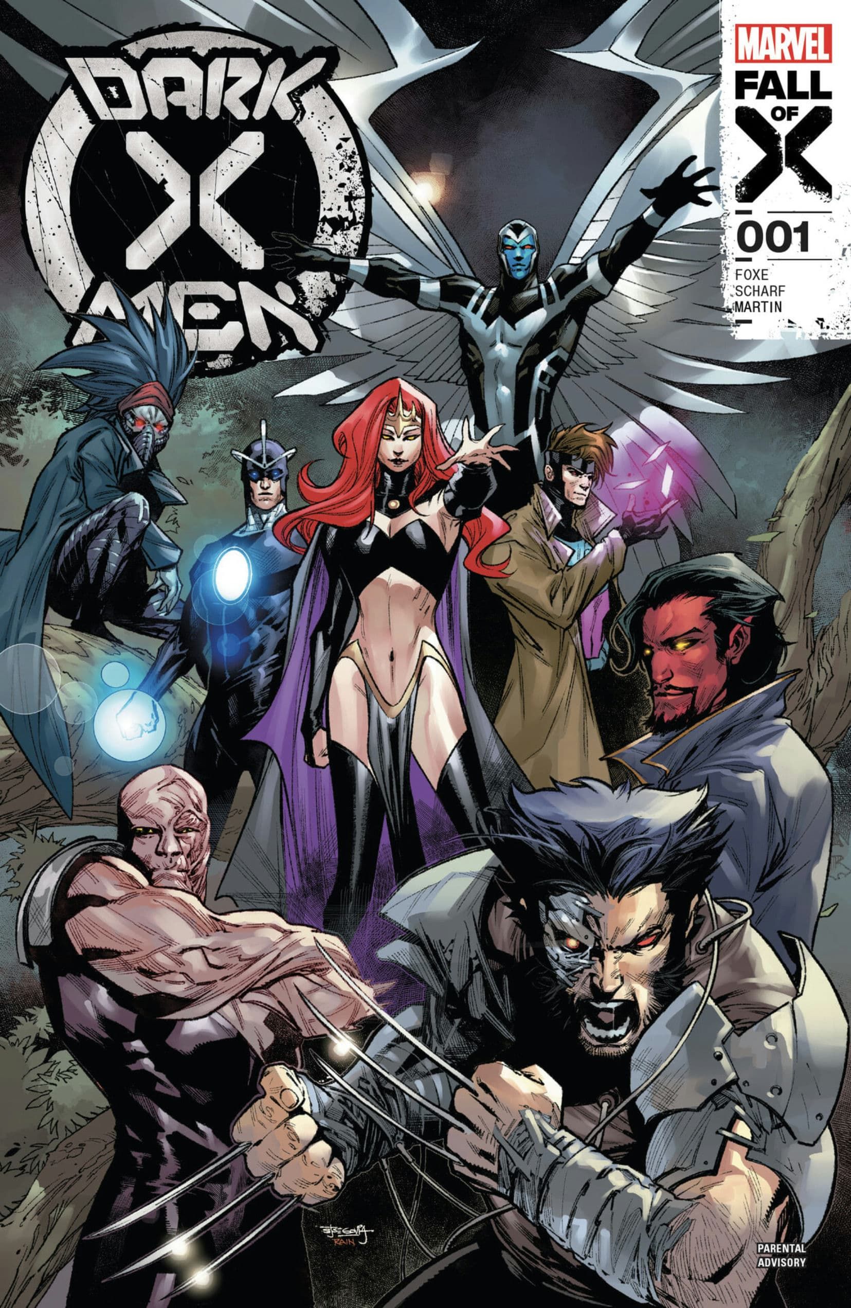 Bìa truyện Dark X-men (2023)
