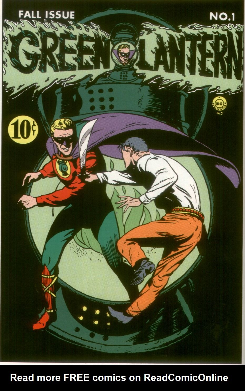 Bìa truyện Green Lantern (1941)