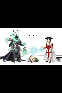 Bìa truyện thresh x ahri