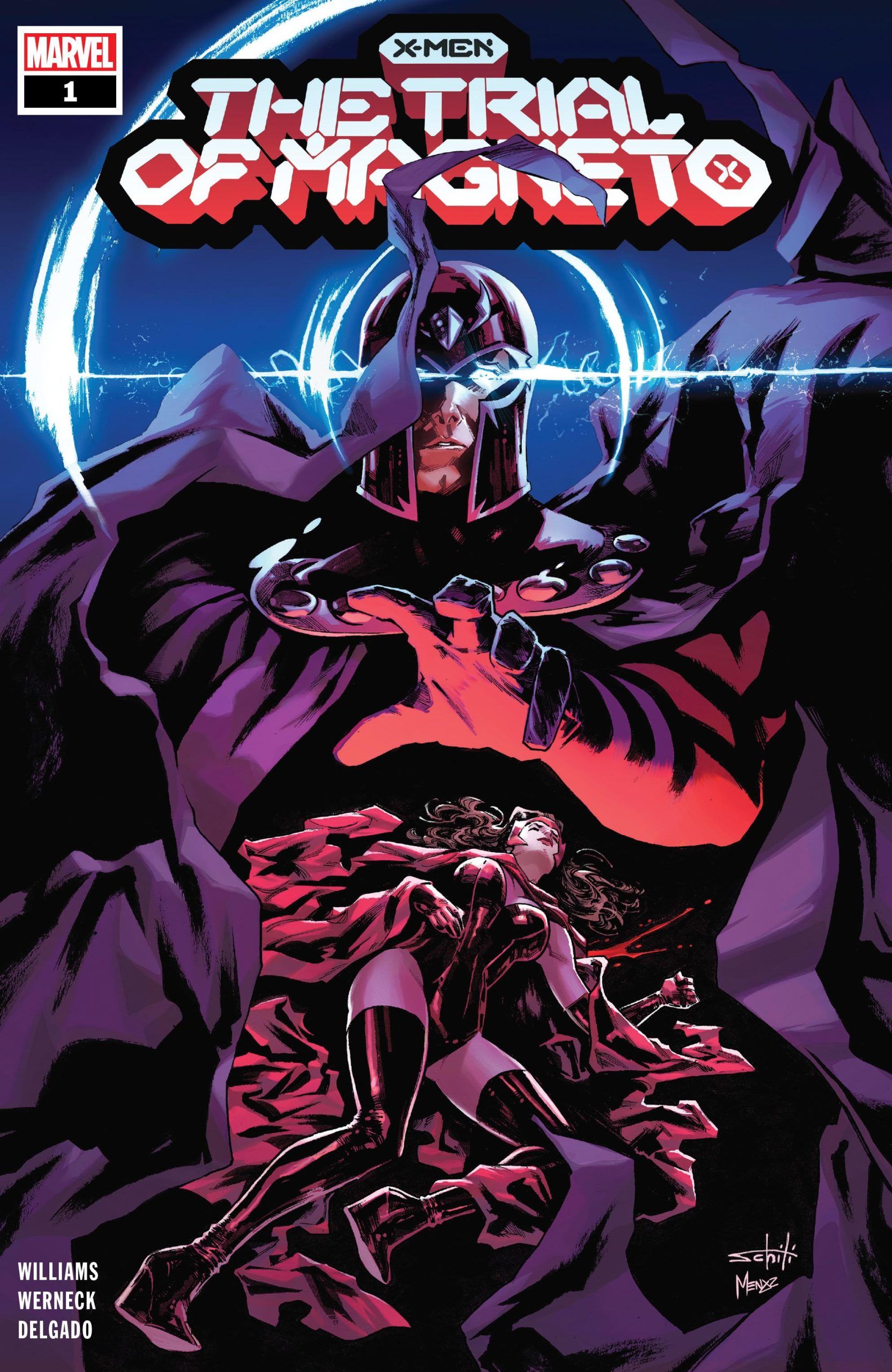 Bìa truyện X-Men: The Trial of Magneto